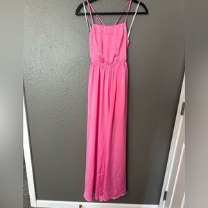 NEW Aakaa Vibrant Pink Maxi Dress